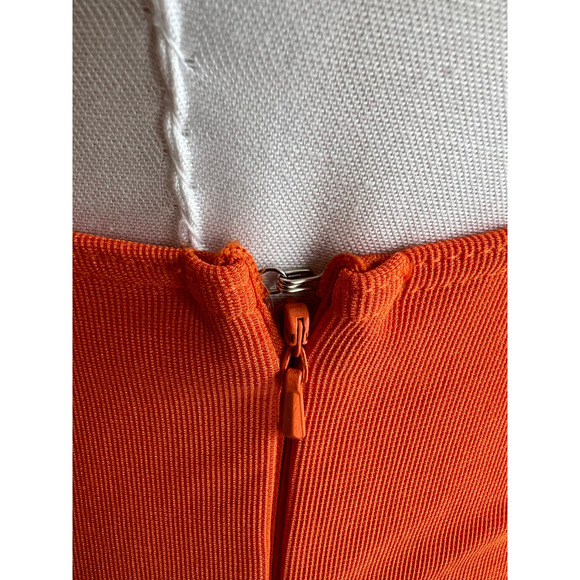ASOS Open Back Orange Dress Size 6 - Picture 13 of 16